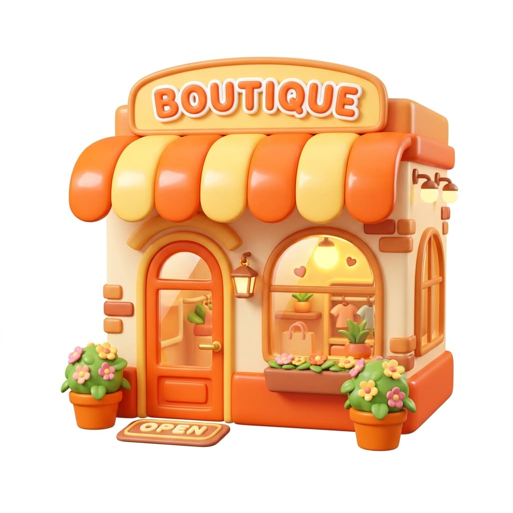Tienda naranja de Mi Tiendita